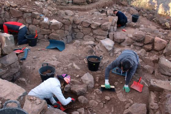 Arkeologer i arbeid