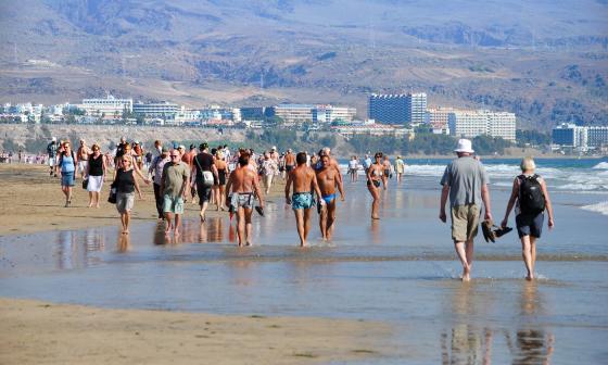 Playa ingles strand