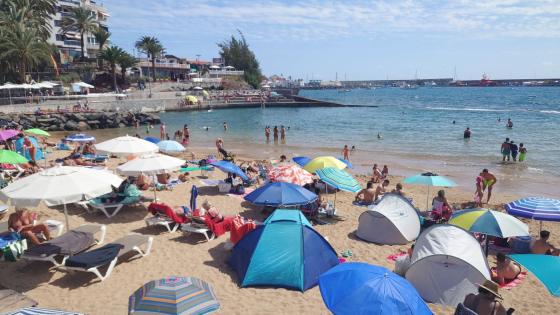 Stranden La Lajilla i Patalavaca på Gran Canaria.