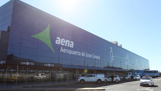 Terminalbygg front gran canaria flyplass