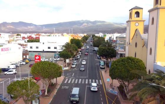 Oversiktsbilde av Cruce de Arinaga