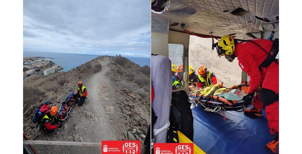 Turgåer reddet i Patalavaca på Gran Canaria.