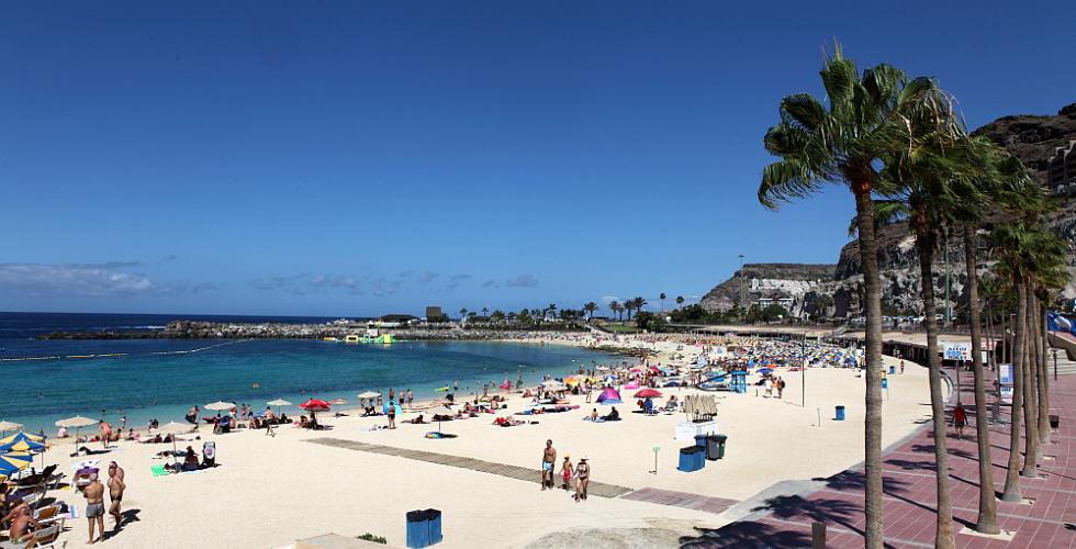 Amadores-stranden i Mogán kommune sørvest på Gran Canaria