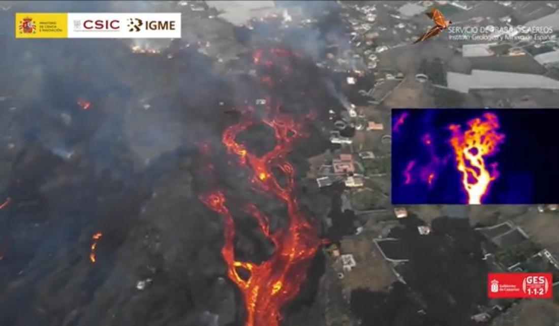 Vulkanutbrudd på La Palma 2021. Dag 31. Vulkanutbrudd på La Palma 2021. Dag 31.