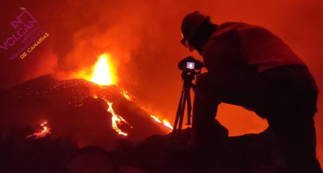 Vulkanutbrudd på La Palma 2021. Dag 36 kveld.