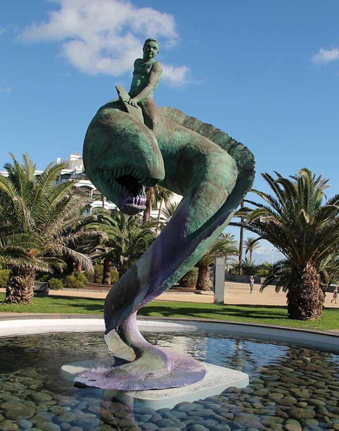 Fontene ved Faro Maspalomas.