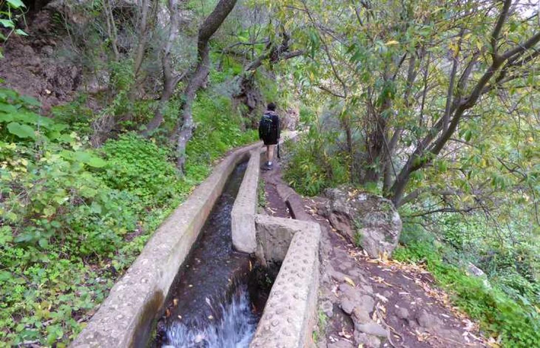 Fottur i Barranco de los Cernicalos.