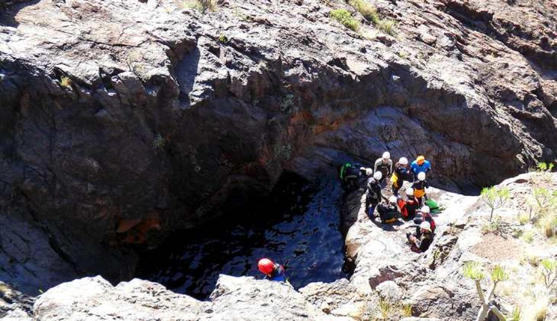 Perfekt sted for canyoning