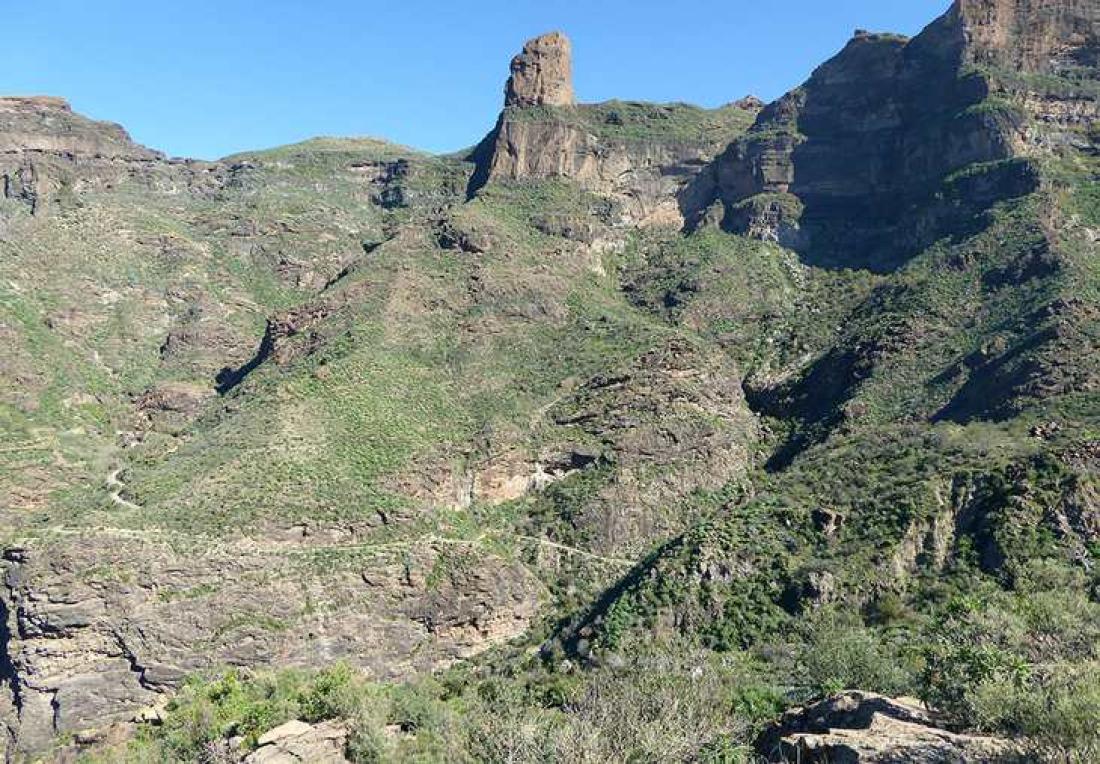 I bunnen av Barranco de Juncal